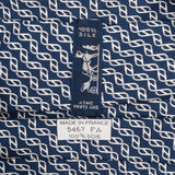 Hermès Interlocking Chain Link Silk Tie Krawatte