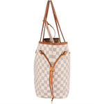 Louis Vuitton Monogram Damier Azur Neverfull MM Shoulder Bag - vintageandkickz