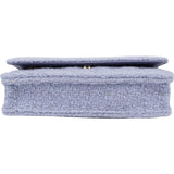 Chanel Quilted Tweed Wallet on Chain Crossbody Bag