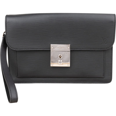 Louis Vuitton Noir Epi Leather Neo Bellaia Clutch