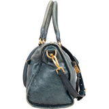 Miu Miu Vitello Shine Bowler Satchel Handbag