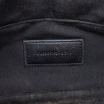 Saint Laurent Quilted Chevron Leather Clutch - vintageandkickz