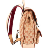 Gucci Monogram GG Canvas Flap Backpack