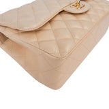 Chanel Quilted Lambskin Jumbo Double Flap Crossbody Bag