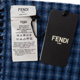Fendi Emblem Vichy Reversible Wool Schal Scarf