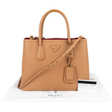 Prada Saffiano Leather Double Handbag