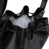 Louis Vuitton Noir Epi Leather Sac Noé Petit Shoulder Bag