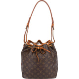 Louis Vuitton Monogram Canvas Sac Noé Petit Shoulder Bag