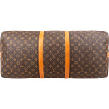 Louis Vuitton Monogram Canvas Keepall 60 Bandoulière Travel Bag