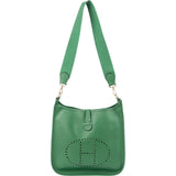 Hermès Vert Epsom Leather Evelyne GM Crossbody Bag