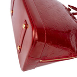 Louis Vuitton Monogram Red Vernis Leather Alma GM Handbag