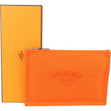 Hermès Canvas Trousse Toilette Accessoires Pouch