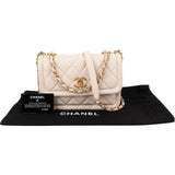 Chanel Quilted Lambskin Small Single Flap Crossbody Handbag
