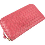 Bottega Veneta Intrecciato Leather Zip Around Wallet
