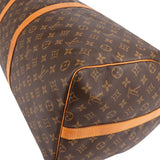 Louis Vuitton Monogram Canvas Keepall 60 Bandoulière Travel Bag