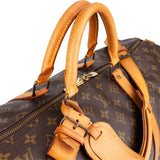 Louis Vuitton Monogram Canvas Keepall 55 Bandoulière Travel Bag