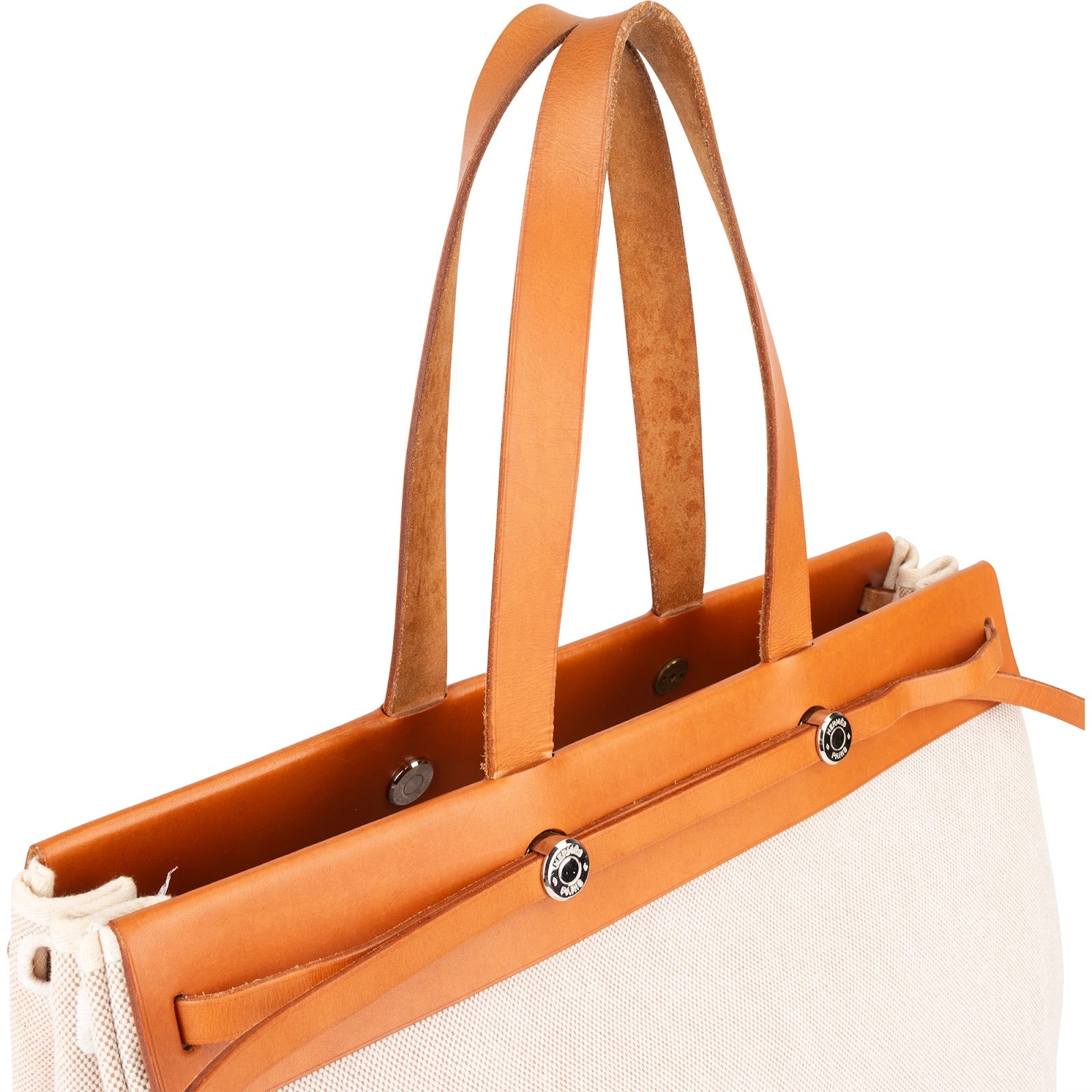 Hermès Classic Cotton Cabas GM Handbag - vintageandkickz