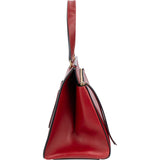 Céline Red Leather Large Edge Handbag