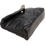 Yves Saint Laurent Quilted Leather Loulou Mini Puffer Pouch Bag