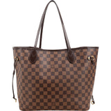 Louis Vuitton Monogram Damier Ebene Neverfull MM Shoulder Bag