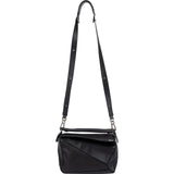 Loewe Black Leather Puzzle Small Handbag