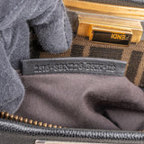 Fendi Black Leather Medium Peekaboo Handbag