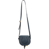 Chloé Grained Calfskin Mini Marcie Saddle Crossbody Bag