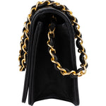 Chanel Quilted Lambskin 24K Gold Single Flap Crossbody Bag - vintageandkickz