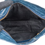 Balenciaga Blue Leather Mini City Handbag