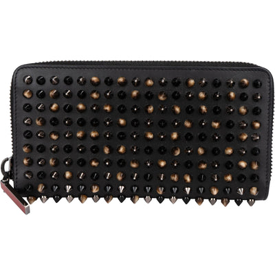 Christian Louboutin Panettone Spikes Zip Around Wallet