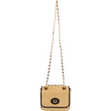 Gucci Leather GG Vintage Marina Chain Double Flap Crossbody Bag