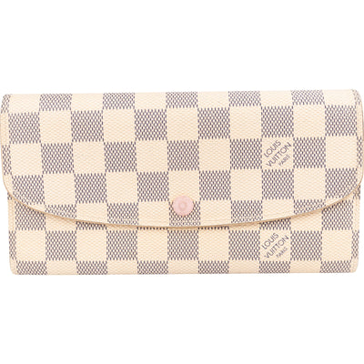 Louis Vuitton Monogram Damier Azur Emilie Sarah Wallet
