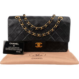 Chanel Quilted Lambskin 24K Gold Medium Double Flap Shoulder Bag