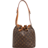 Louis Vuitton Monogram Canvas Sac Noé Petit Shoulder Bag