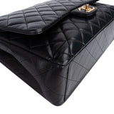 Chanel Quilted Lambskin Jumbo Double Flap Crossbody Bag