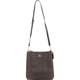 Coach Monogram Signature Canvas Large Town Bucket Crossbody Shoulder Bag