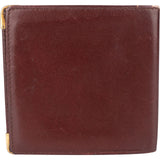 Cartier Bordeaux Leather Wallet