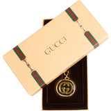Gucci Vintage Interlocking G Enamel Keychain