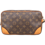 Louis Vuitton Canvas Monogram Marly Dragonne Clutch - vintageandkickz