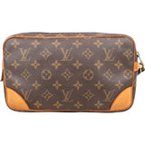 Louis Vuitton Canvas Monogram Marly Dragonne Clutch - vintageandkickz