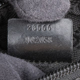 Gucci Black Monogram GG Canvas Belt Crossbody Bag