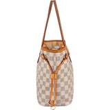 Louis Vuitton Monogram Damier Azur Canvas Neverfull PM Handbag