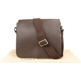 Louis Vuitton Taiga Leather Roman MM Messenger Crossbody Bag