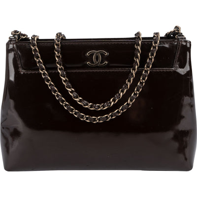 Chanel Mini Patent Leather Frame Shoulder Bag
