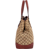 Gucci Monogram GG Web Dressage Tote Handbag
