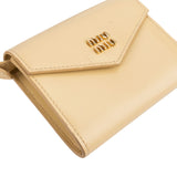Miu Miu Soft Calf Leather Mini Wallet Handbag