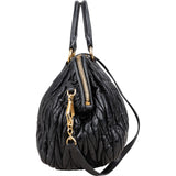 Miu Miu Matelassé Nappa Leather Bauletto Handbag