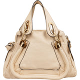 Chloé Pebbled Leather Paraty Handbag