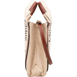 Chloé Canvas Small Woody Tote Crossbody Handbag