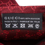 [🔄️B06 / F80] Gucci Monogram GG Silk with Web Detail Tie - vintageandkickz